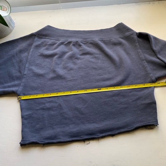 NWT Free People Bri Pullover/Poppyseed Sweatshirt Size XS - Picture 9 of 12